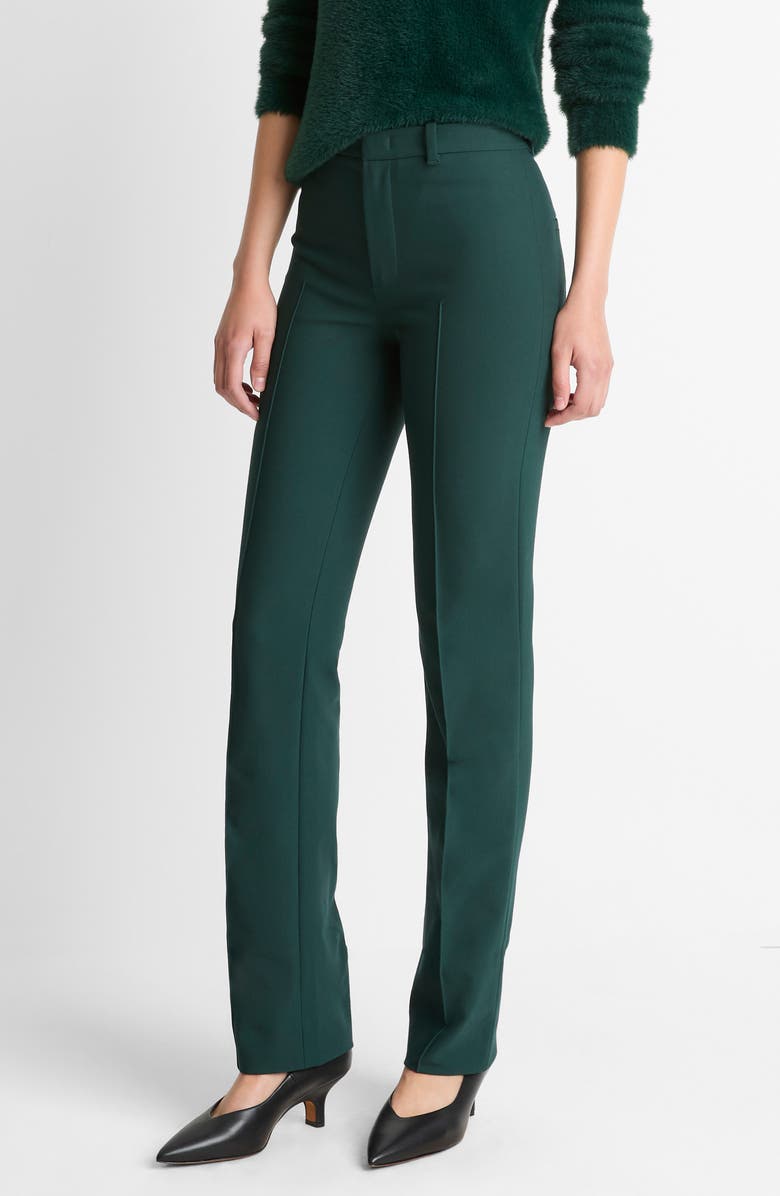 Vince Ankle Cigarette Pants, Alternate, color, Juniper