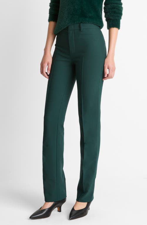Vince Ankle Cigarette Pants In Green