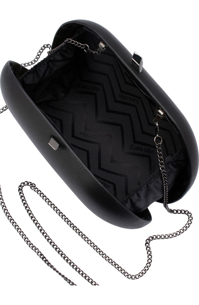 Olga Berg Anya Crystal Handle Clutch, Alternate, color,