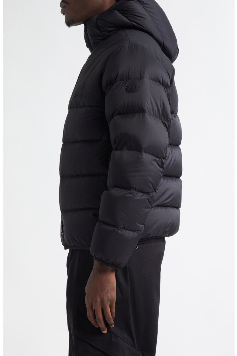 Veumont Hooded Down Puffer Jacket, Alternate, color, BLACK