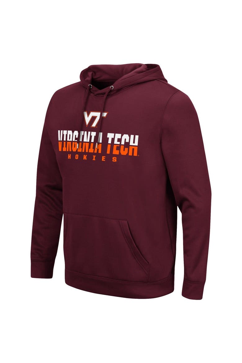 Men's Colosseum Maroon Virginia Tech Hokies Lantern Pullover Hoodie, Alternate, color, Maroon