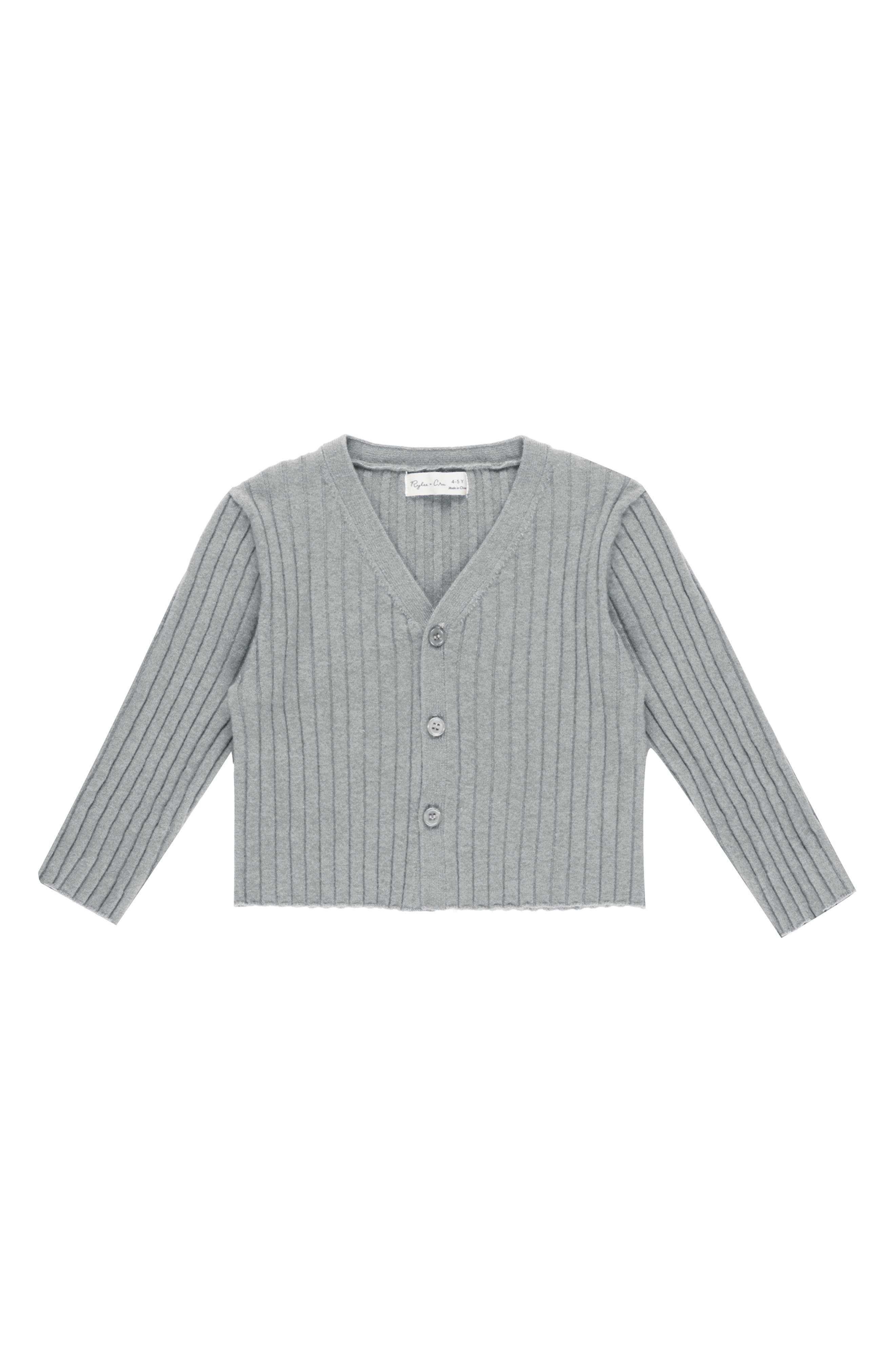 Kids' Ribbed Cardigan