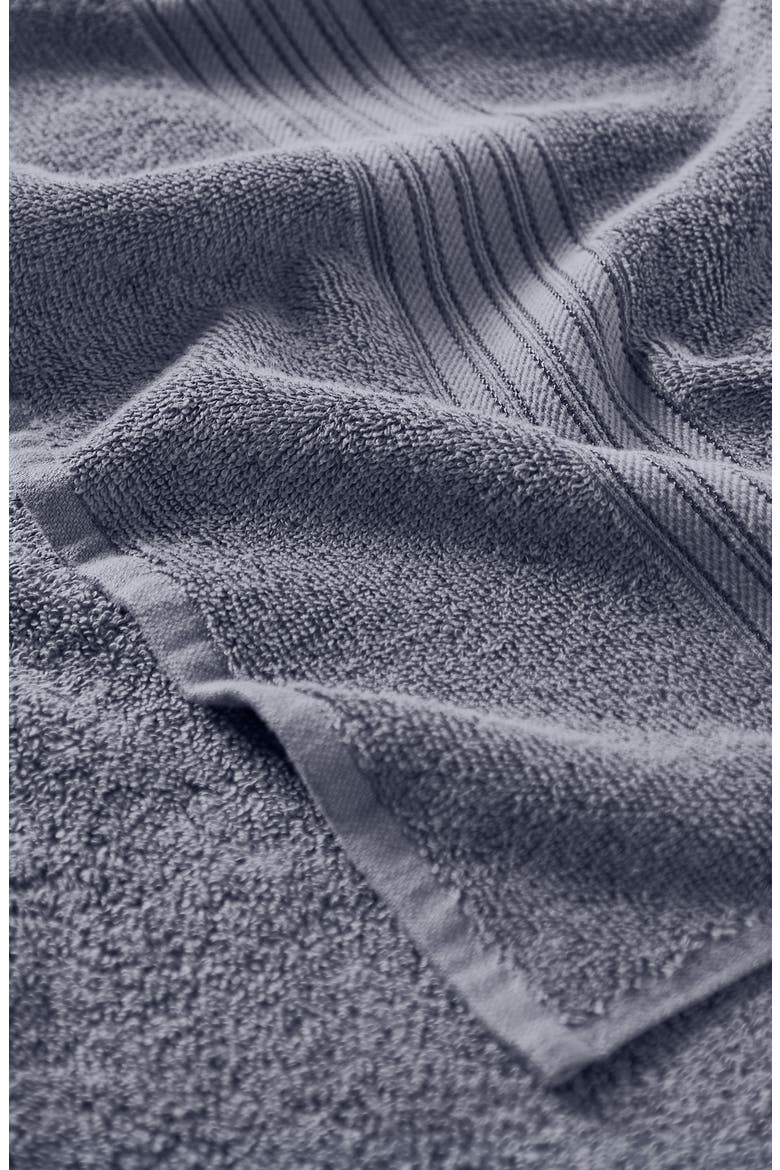 Quick-Dry Cotton 6-Piece Towel Set, Alternate, color, CHAMBRAY BLUE