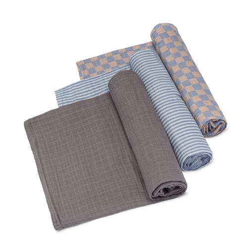 Parker Baby Co. Swaddle Set In Gray
