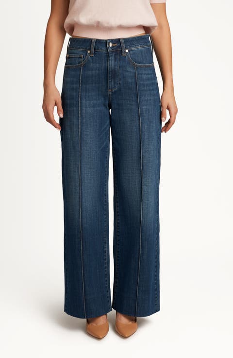 High Waist Wide Leg Trouser Jeans