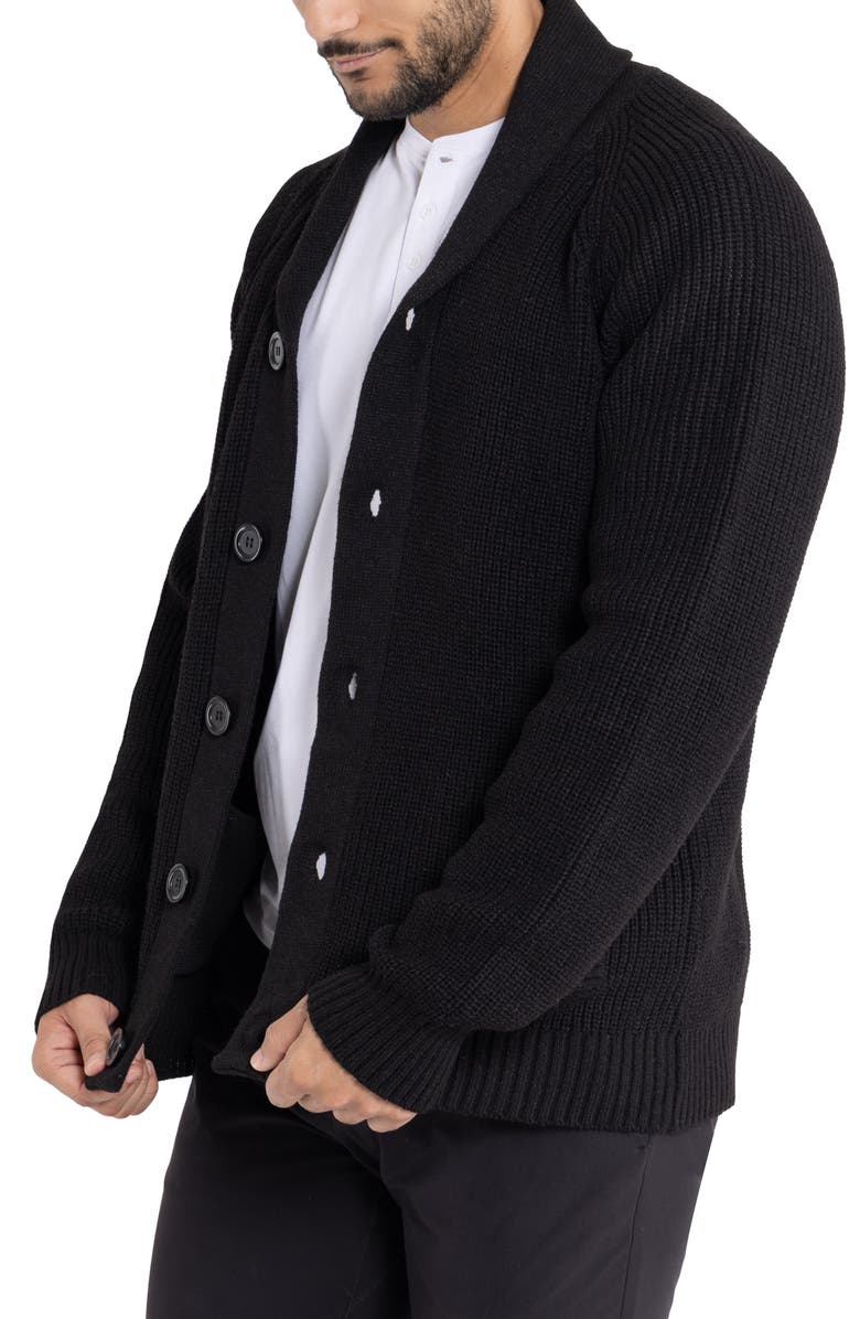 XRAY Shawl Collar Cardigan, Alternate, color, Black