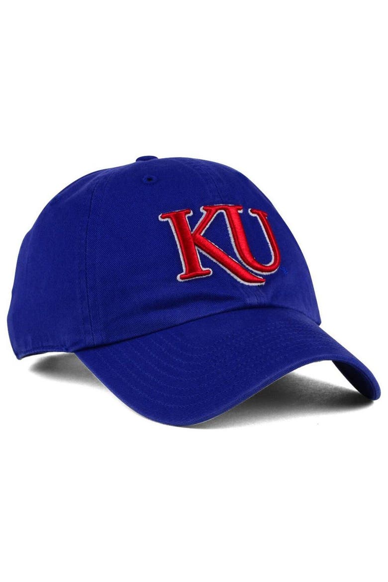Men's '47 Royal Kansas Jayhawks Clean Up Adjustable Hat, Alternate, color, Royal