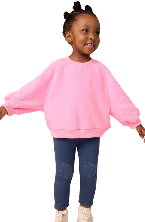 Next Kids' Knee Patch Leggings In Blue