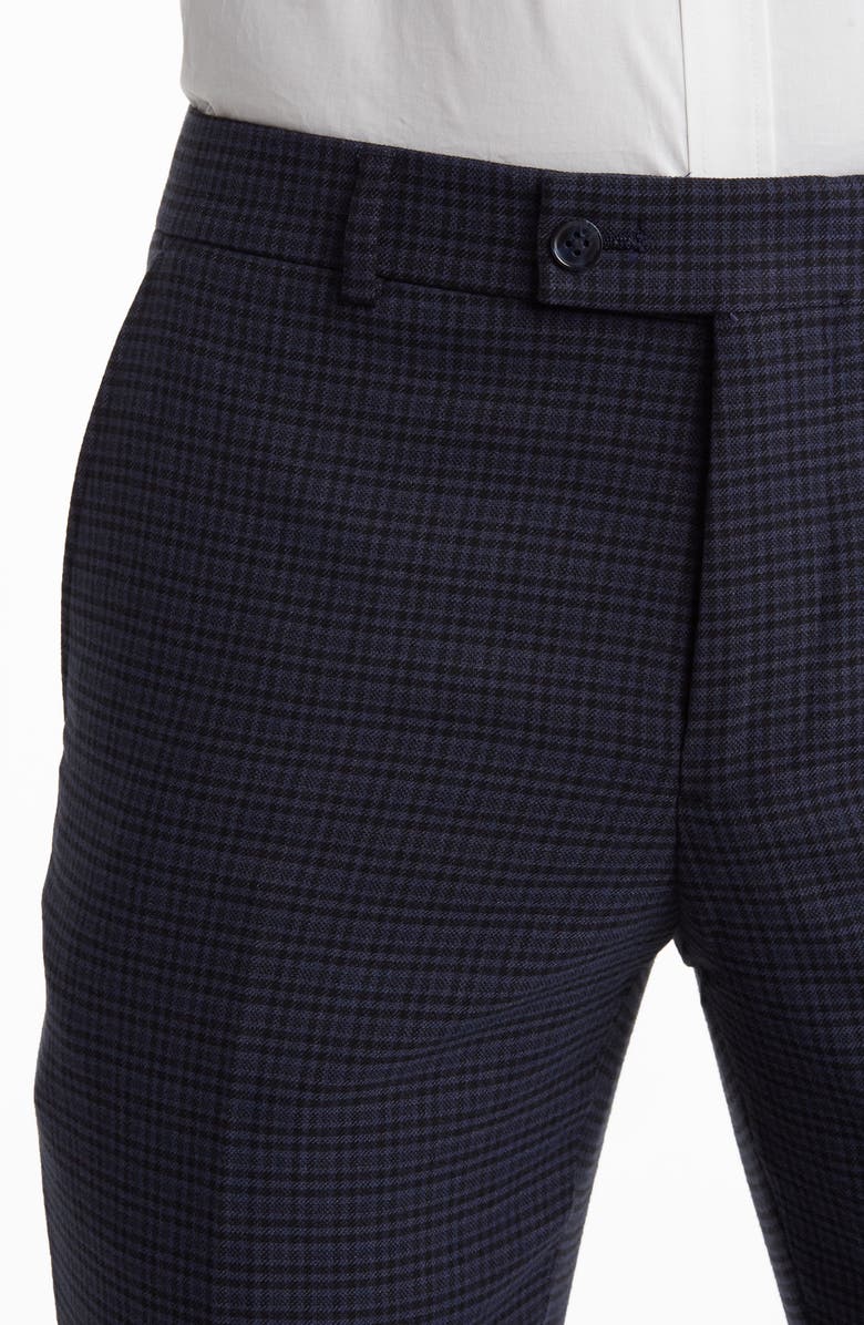 SAVILE ROW CO Check Two-Piece Suit, Alternate, color, Blue