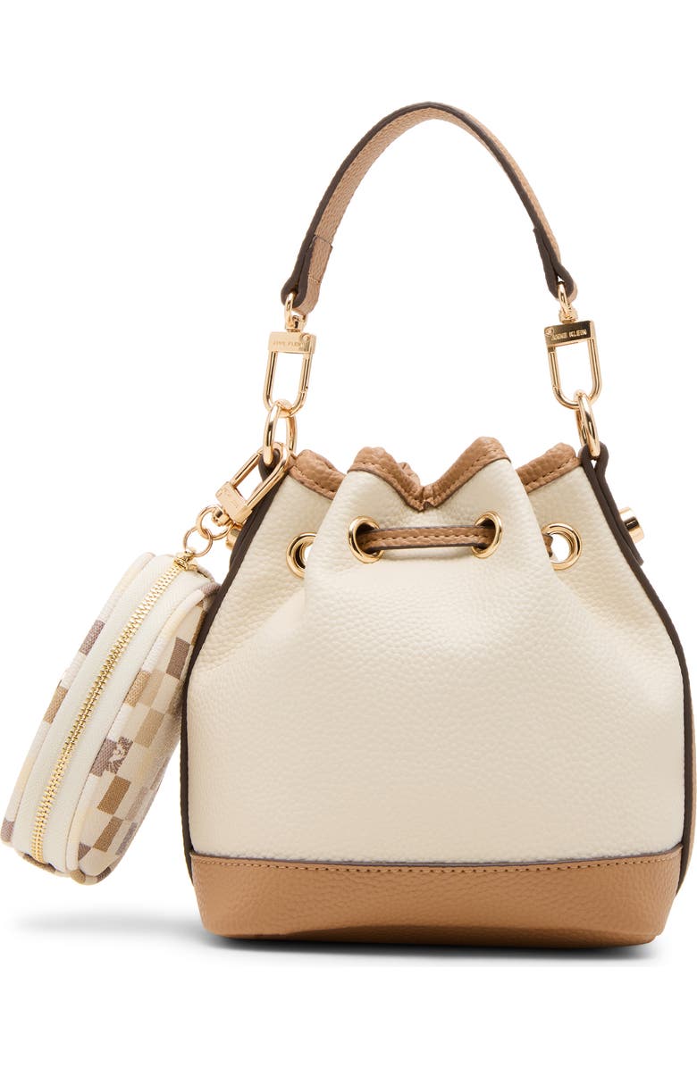 Anne Klein Small Bucket Bag with Pouch, Alternate, color,