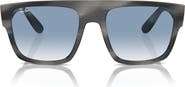 Ray-Ban 57mm Square Sunglasses