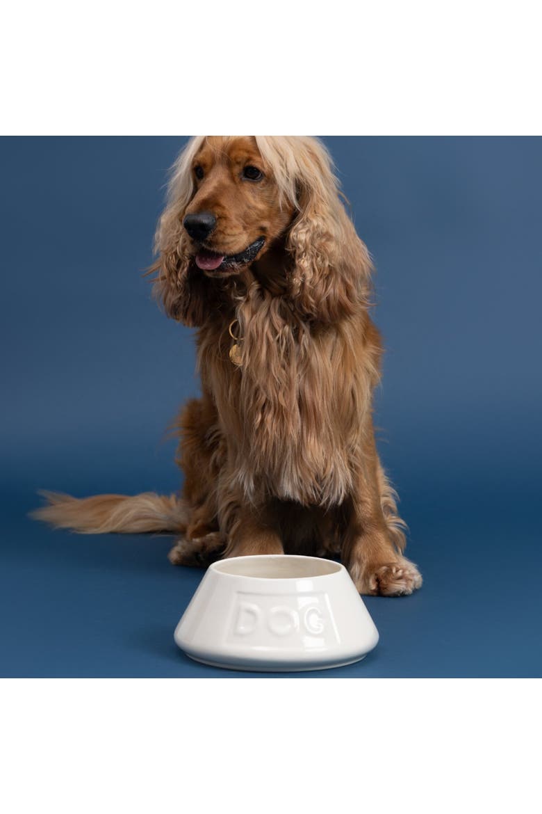 Non Tip Dog Bowl, Cream, 8.3 Inches, 54oz, Alternate, color, Off-White