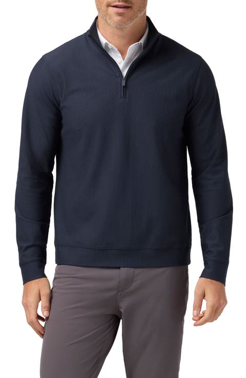 Easton Textured Performance Quarter Zip Pullover
