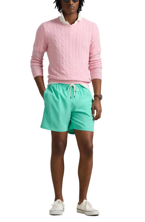 Polo Ralph Lauren Short De Bain En Polyester Mélangé Recyclé In Sunset Green