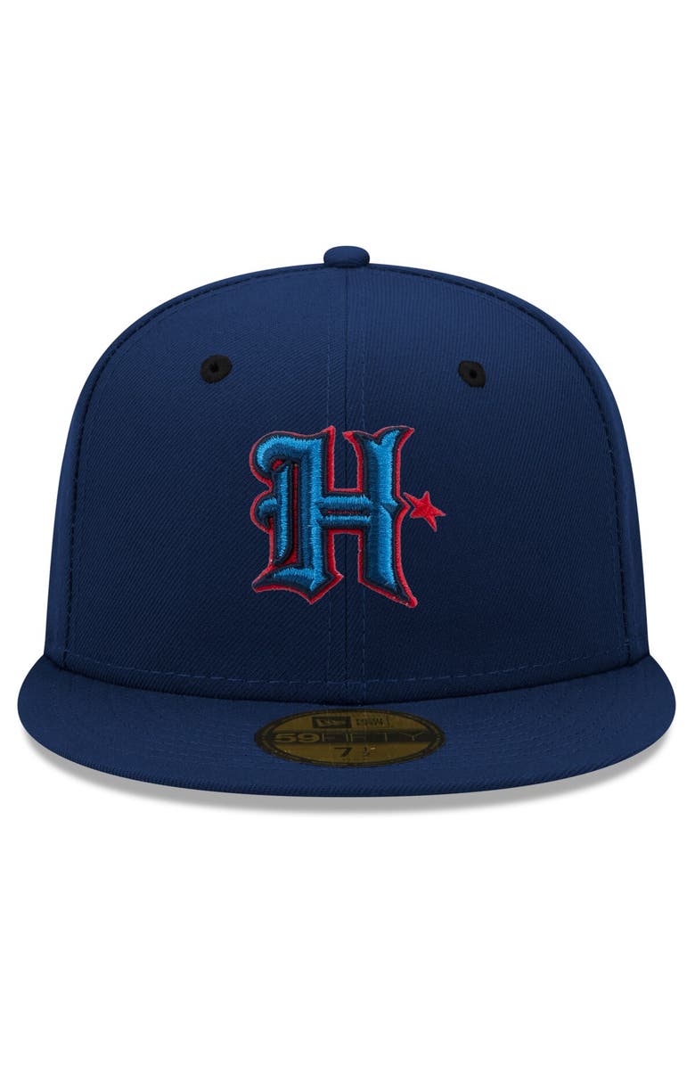 New Era Men's New Era Navy Houston Texans Omaha 59FIFTY Fitted Hat, Alternate, color, Navy