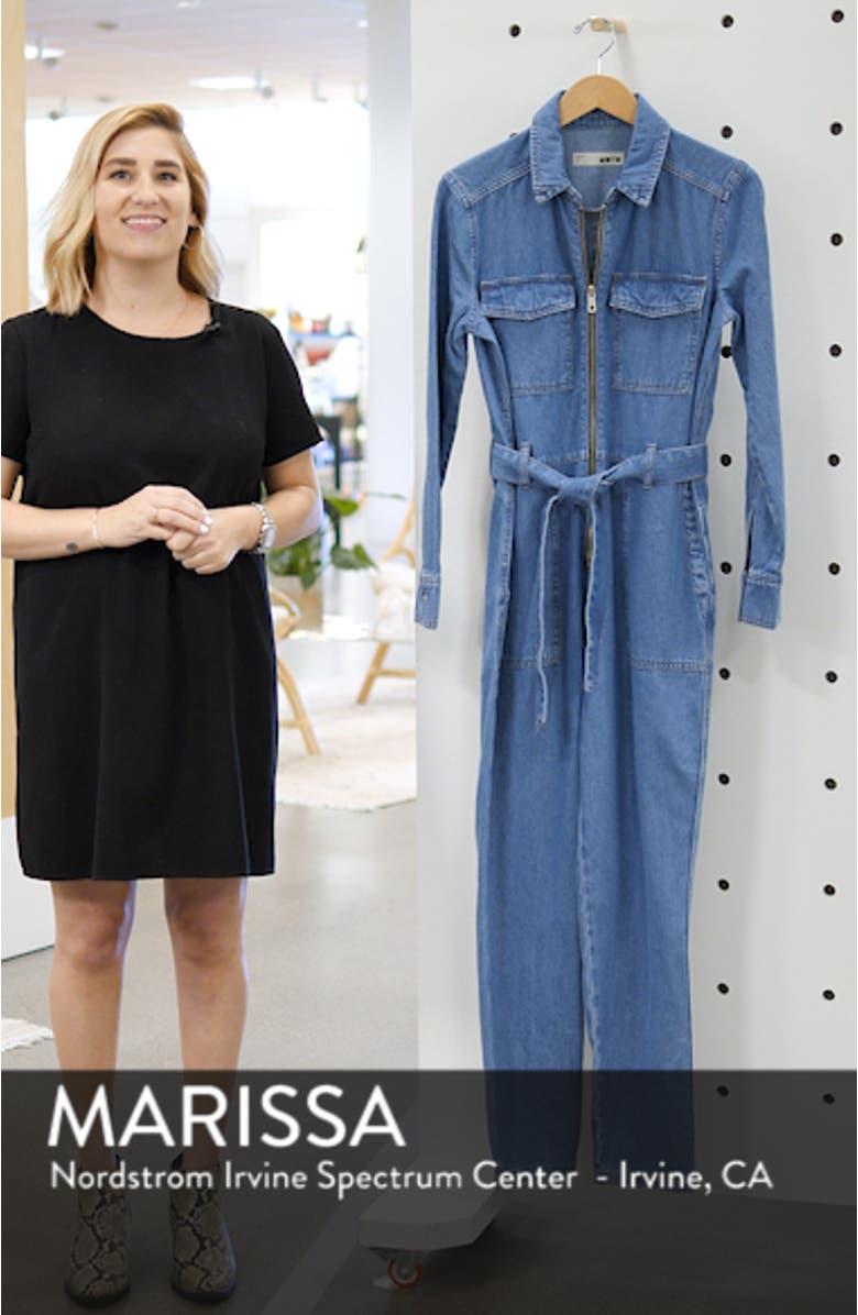 Utility Denim Jumpsuit, sales video thumbnail