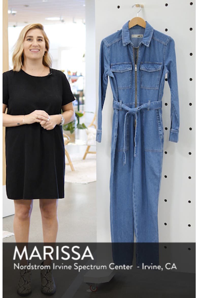 Utility Denim Jumpsuit video