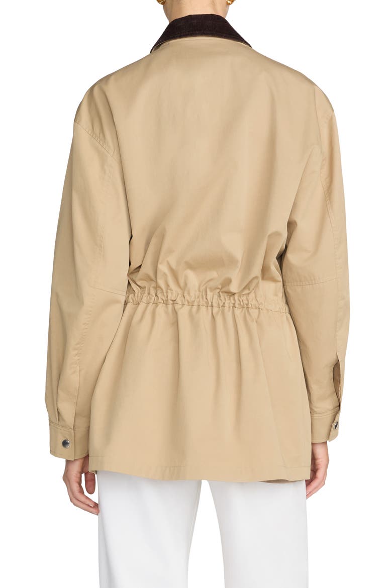 Twill Safari Jacket, Alternate, color, KHAKI