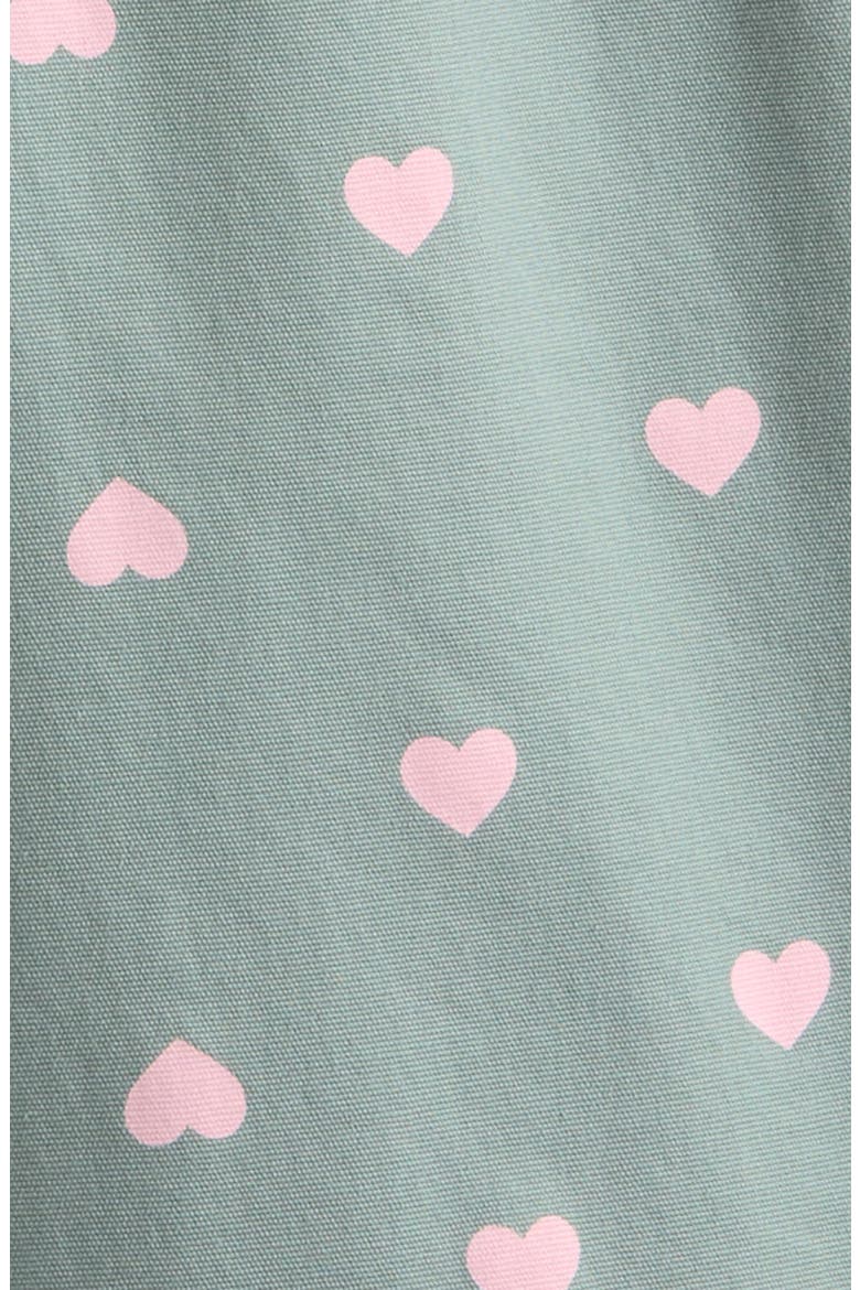 Kids' Wide Leg Pants, Alternate, color, GREEN MILIEU PETITE HEARTS