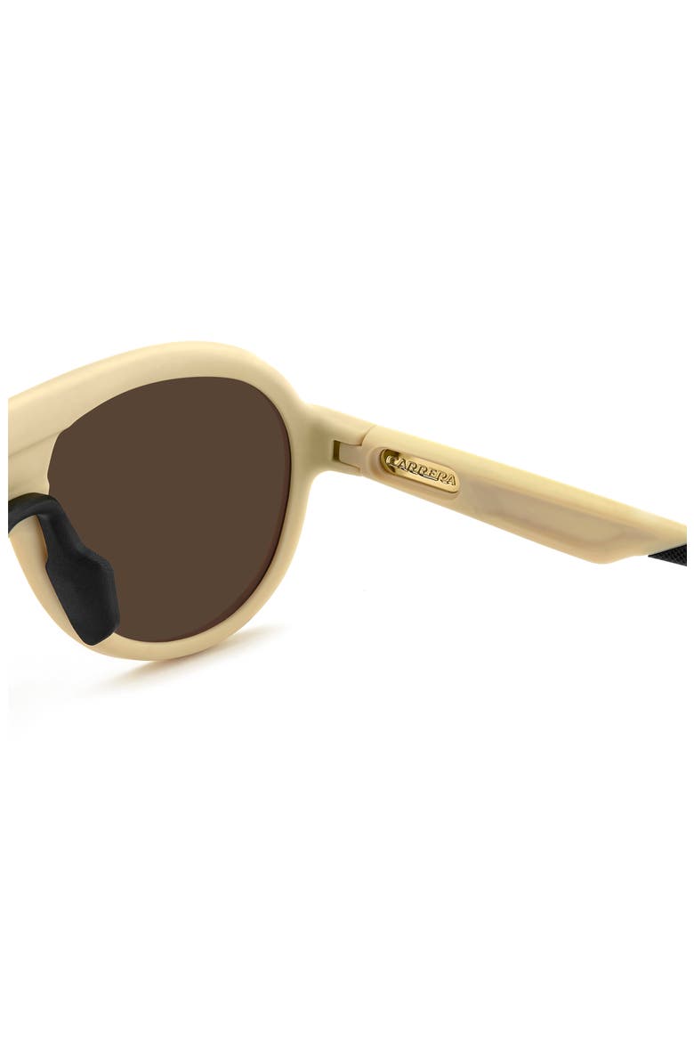C Sport 57mm Shield Sunglasses, Alternate, color, MATTE BEIGE GOLD/ SILVER SP