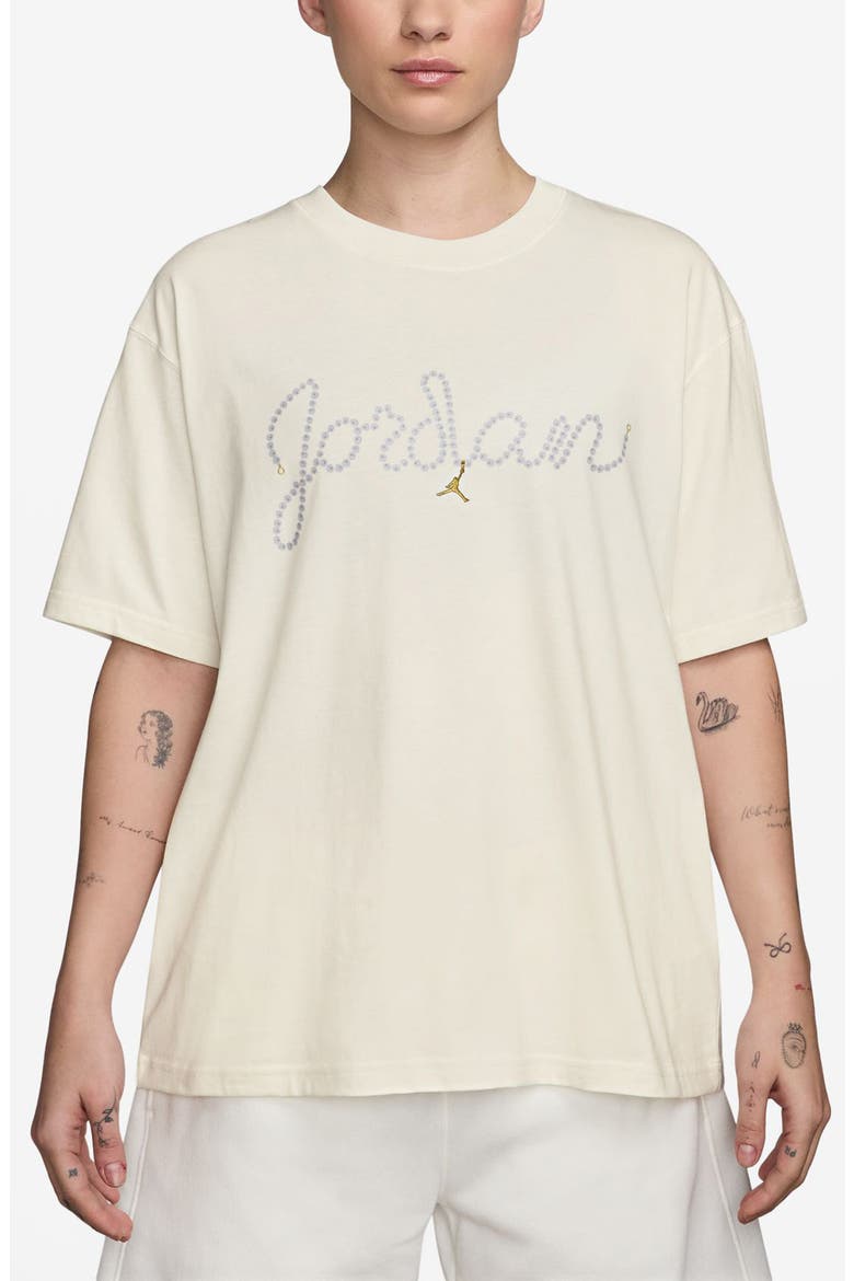 Logo Cotton Graphic T-Shirt, Main, color, SAIL/ WHITE