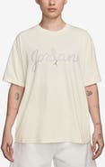 Jordan Logo Cotton Graphic T-Shirt