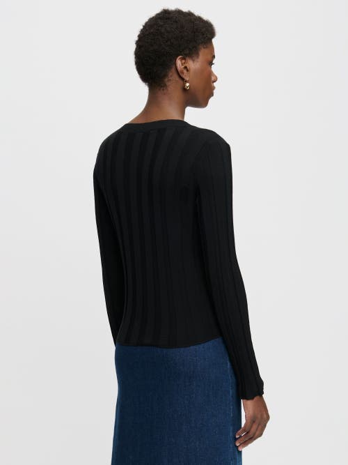 Callas Milano Margot Scoop Neck Sweater In Black
