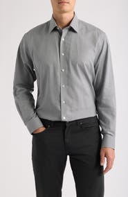 Nordstrom Cotton Blend Flannel Shirt