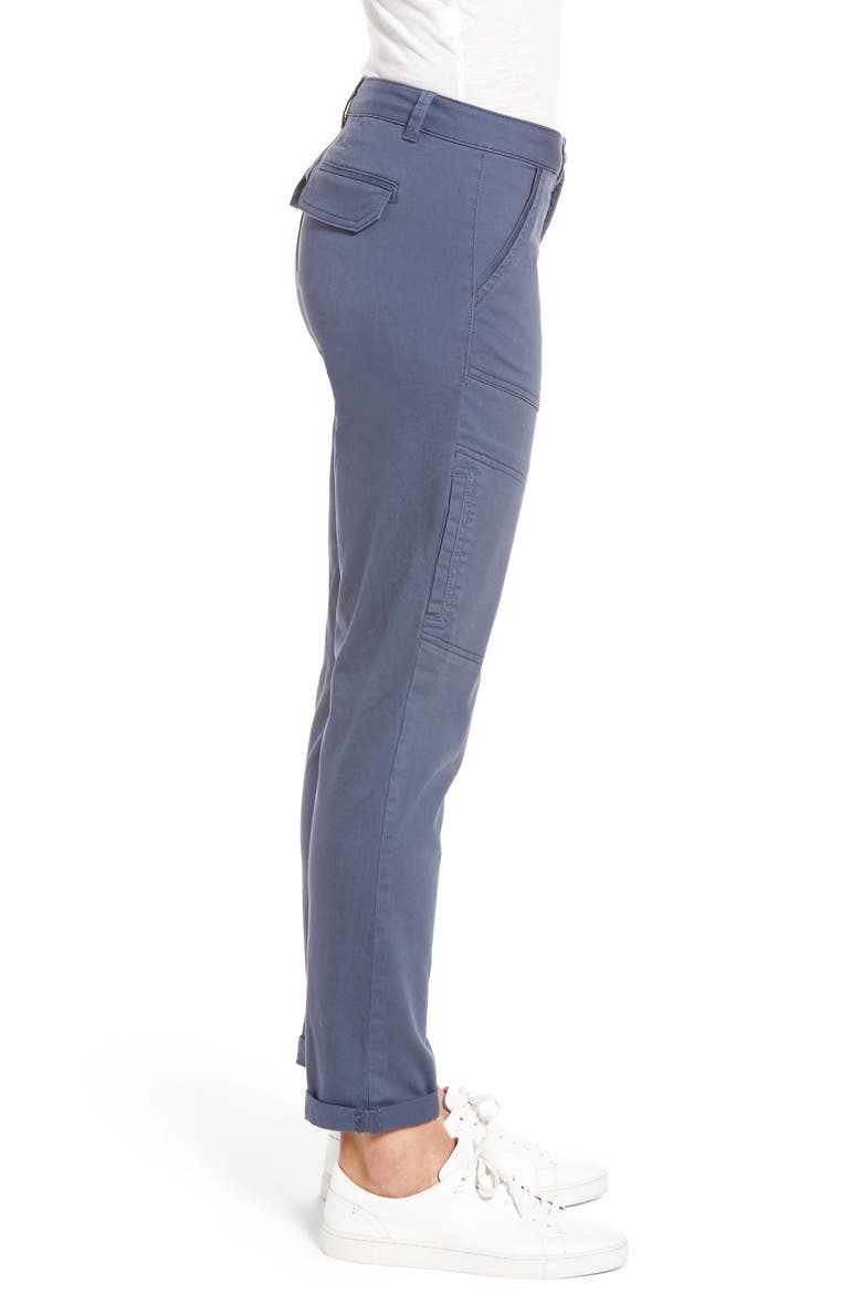 Skinny Cargo Pants (Nordstrom Exclusive), Alternate, color, SLATE