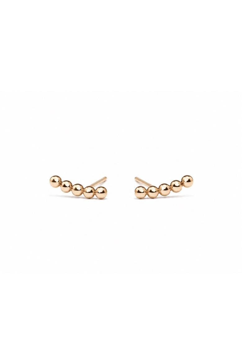 Caesar Stud Earrings, Main, color, Gold