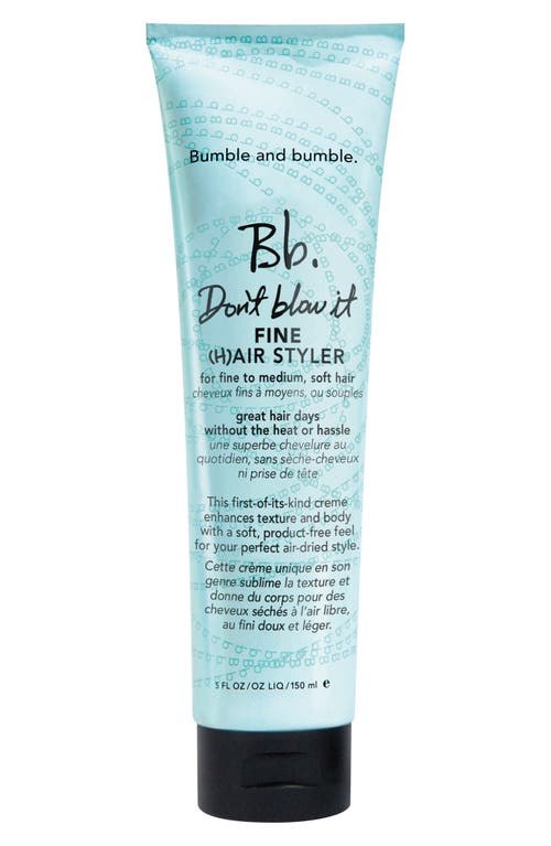 Bumble and bumble. Don't Blow It Fine Hair Styler  product