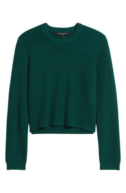French Connection Vhari Rib Knit Top In Green