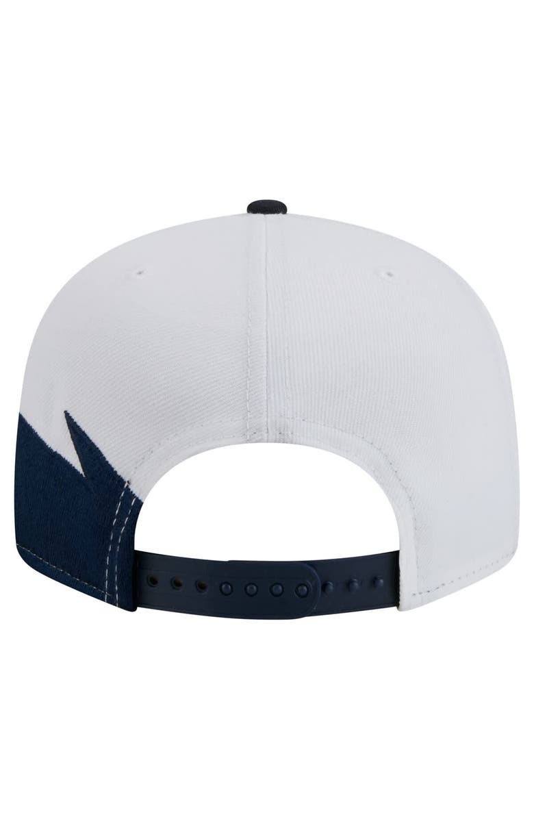 New Era Men's New Era Navy/White Seattle Mariners Jagged 9FIFTY Snapback Hat, Alternate, color, 