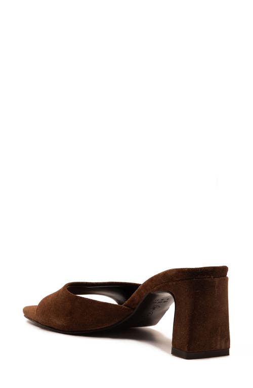 Off The Hook London Park Block Heel Sandal In Brown