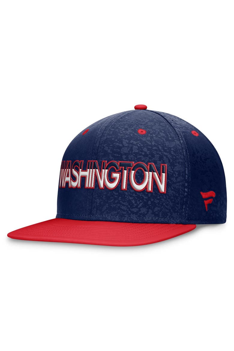 Men's Fanatics Branded Navy/Red Washington Capitals Authentic Pro Alternate Jersey Snapback Hat, Alternate, color, Navy
