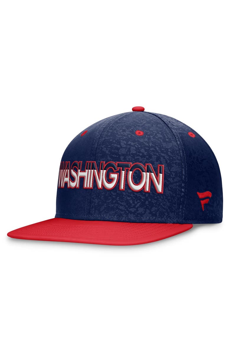 FANATICS Men's Fanatics Branded Navy/Red Washington Capitals Authentic Pro Alternate Jersey Snapback Hat, Alternate, color, Navy