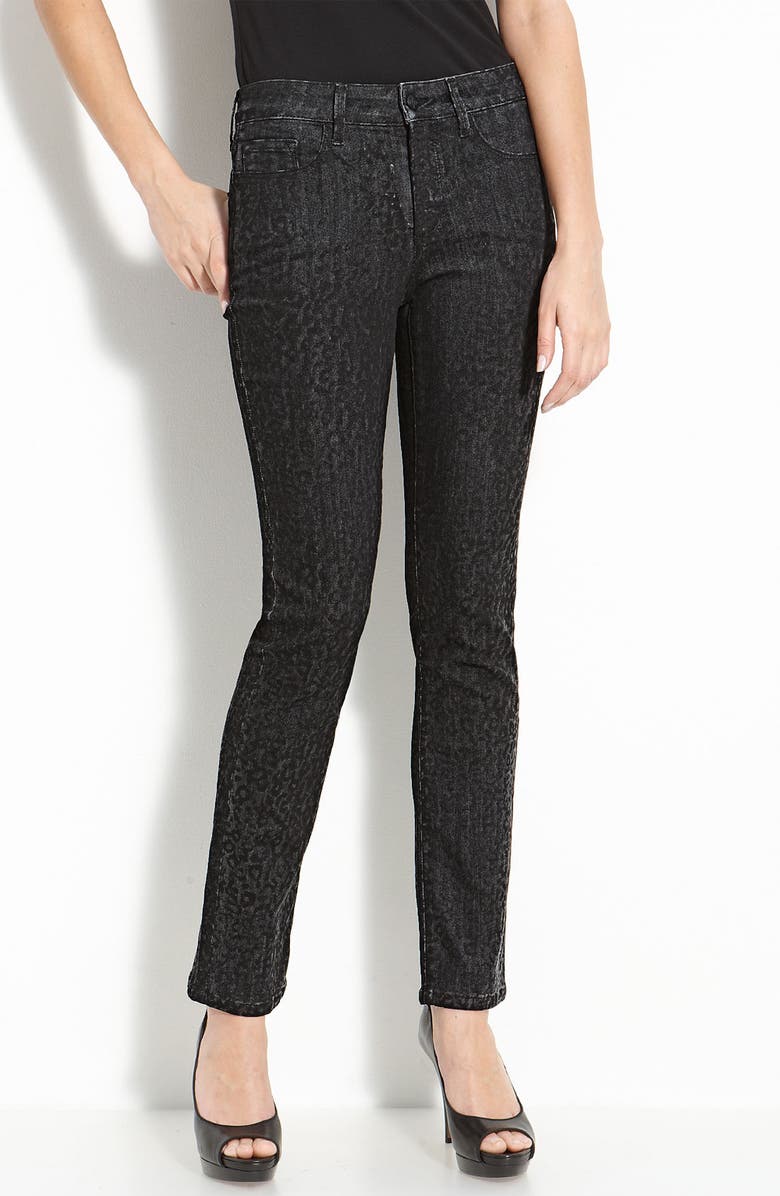 NYDJ Not Your Daughter's Jeans<sup>®</sup> 'Sheri' Cheetah Print Skinny Stretch Jeans, Alternate, color, 