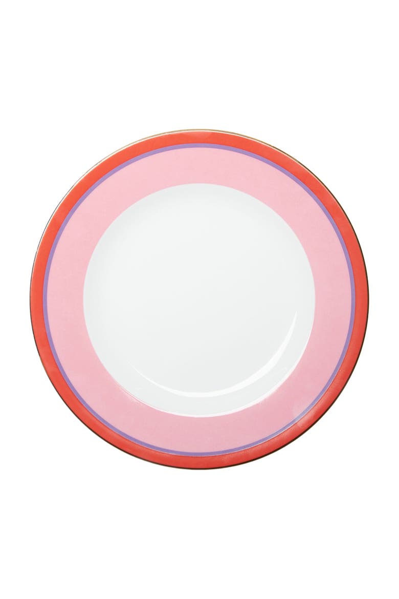 Dinner Plates Set Of 2 Rainbow Rosa, Alternate, color, Rainbow Rosa