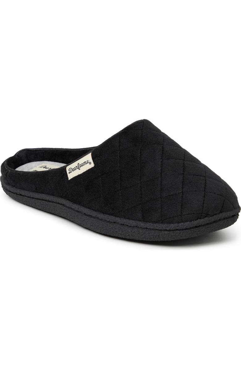 DEARFOAMS Velour Clog Slipper, Main, color,