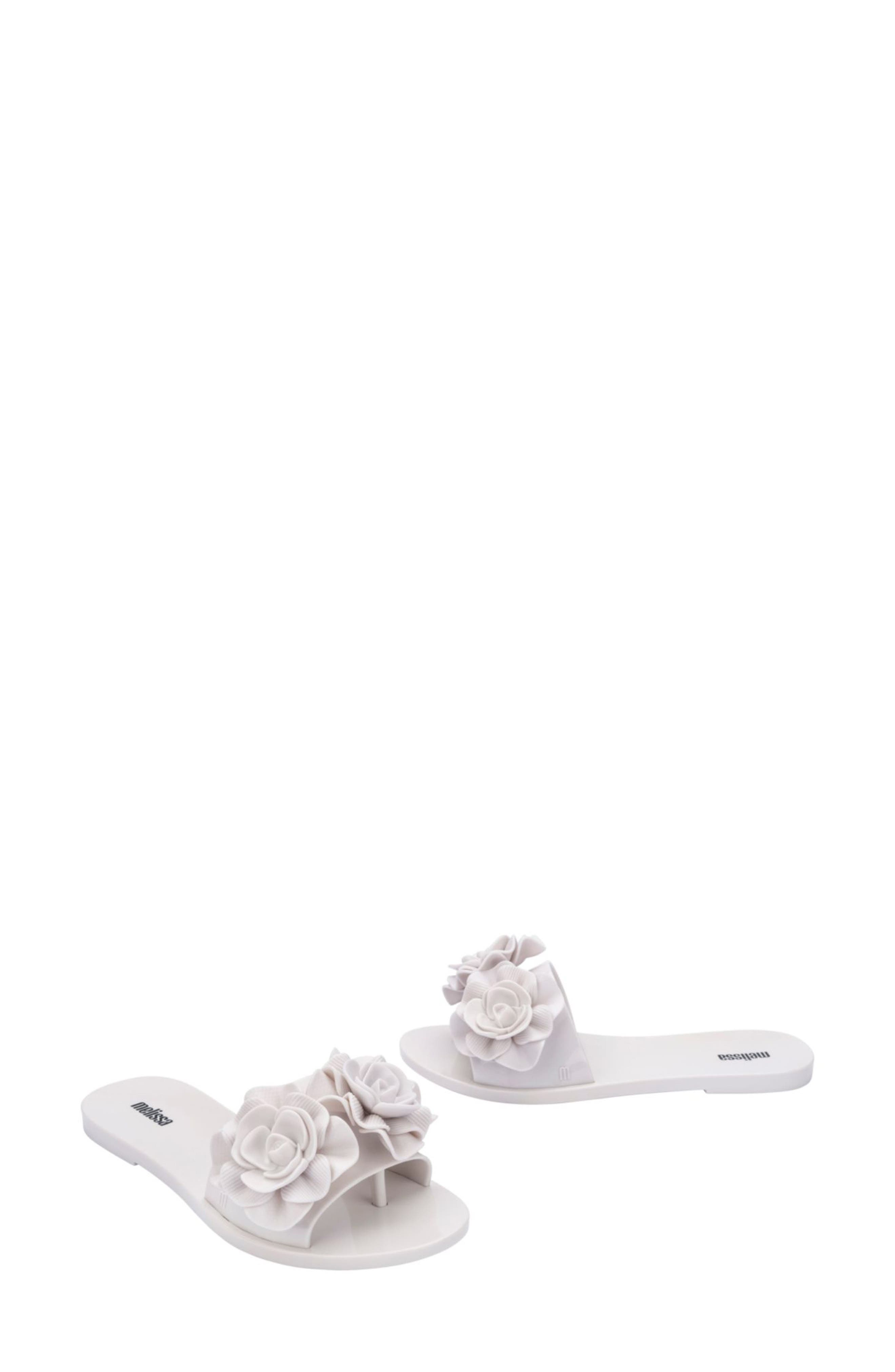 Babe Garden Slide Sandal, Alternate, color, WHITE