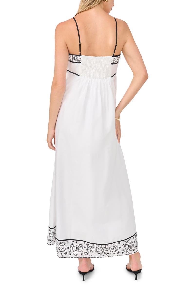 Square Neck Cotton Dress, Alternate, color, RICH BLACK