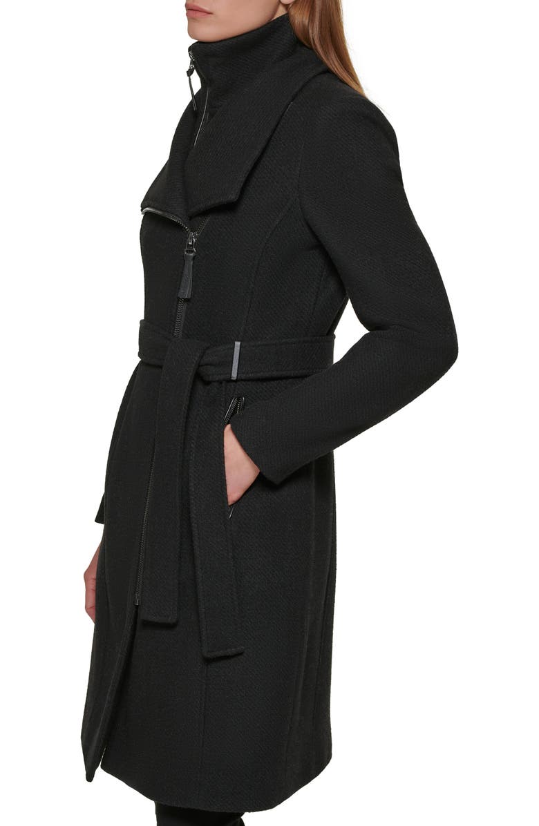 Calvin Klein Wool Blend Bib Coat, Alternate, color,