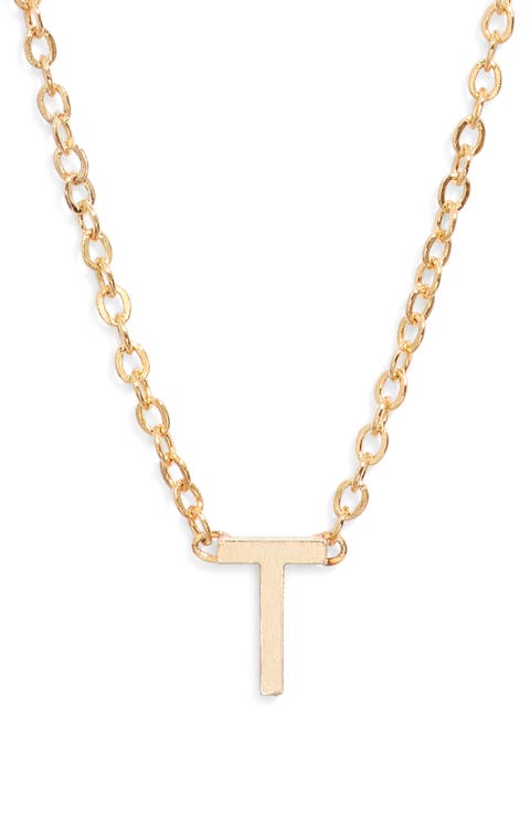 Cheyenne Initial Pendant Necklace