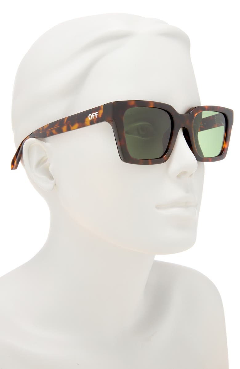 Off-White 51mm Palermo Square Sunglasses, Alternate, color, 
