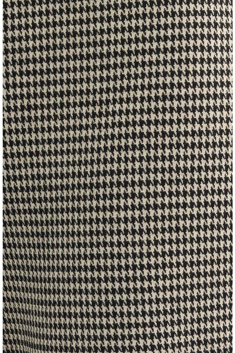 Houndstooth Side Tab Pull On Trousers, Alternate, color, ANNE BLACK/ VICUNA