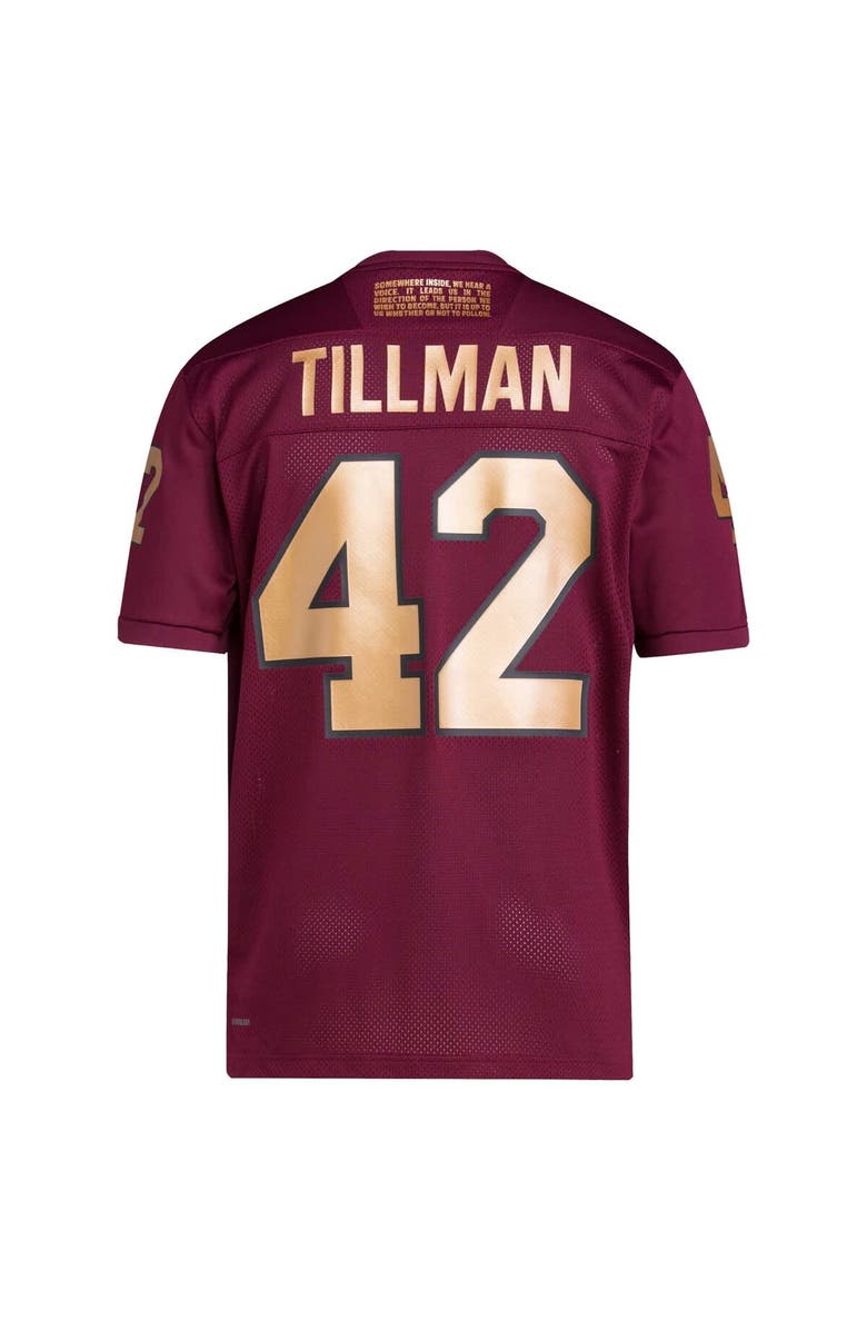 adidas Men's adidas Pat Tillman #42 Maroon Arizona State Sun Devils Football Icon Premier Jersey, Alternate, color,