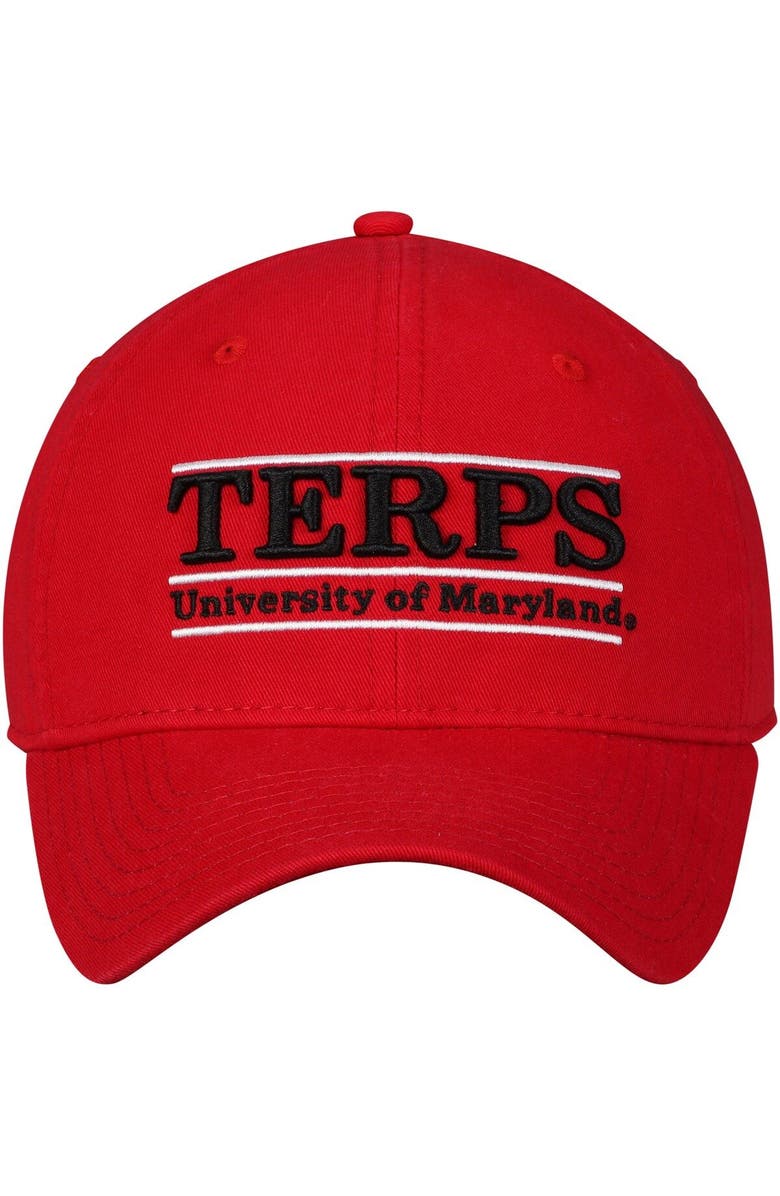 THE GAME Men's The Game Red Maryland Terrapins Terps Classic Bar Unstructured Adjustable Hat, Alternate, color, 