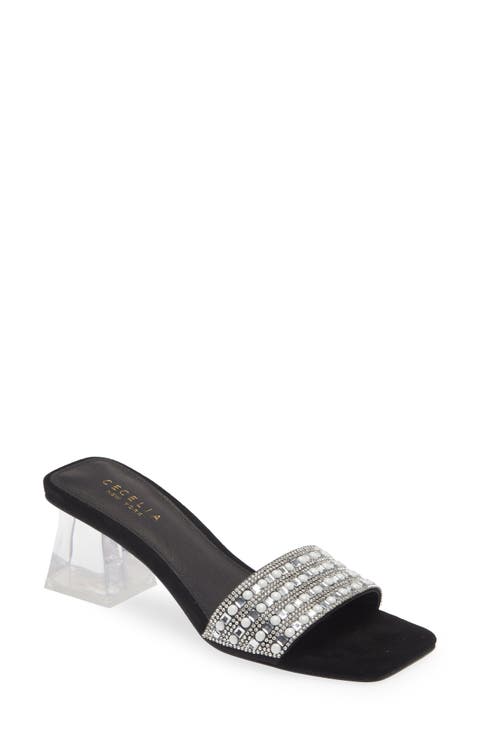 Cinder Square Toe Sandal (Women)