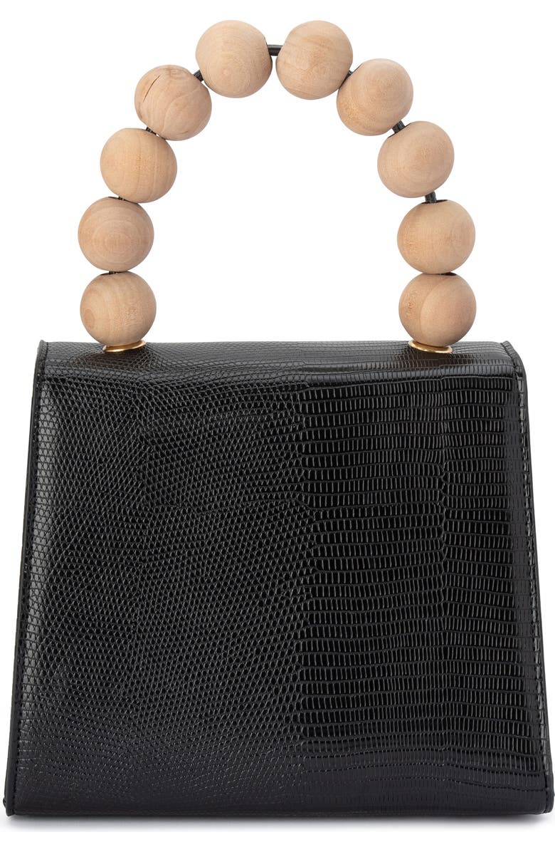 Olga Berg Caylee Wooden Bead Handbag, Alternate, color,