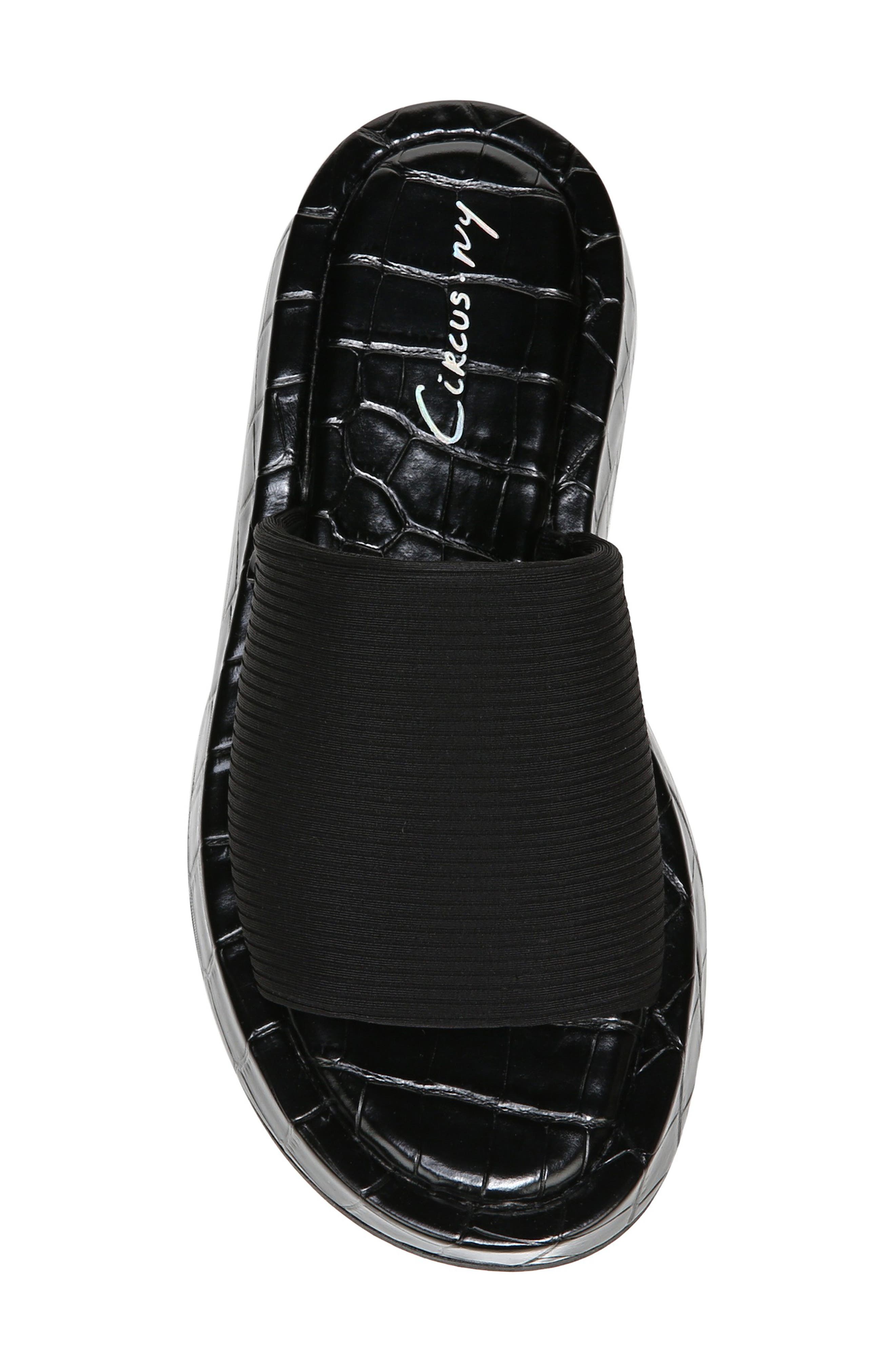 Latasha Slide Sandal, Alternate, color, BLACK